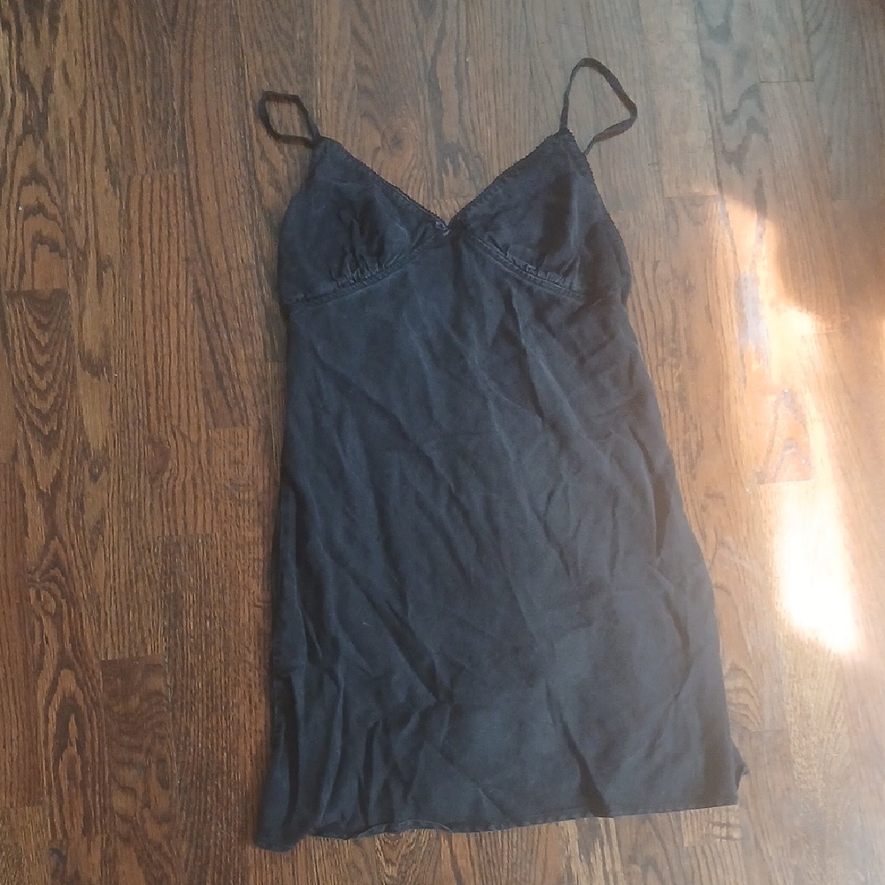 Zara Black Mini Slip Dress